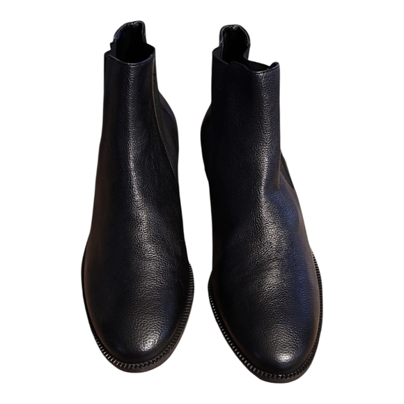 NEW, 4TH & UNION BLACK LEATHER CHELSEA BOOTS NEW WHITH TAGS  Size 6 - Picture 8 of 10
